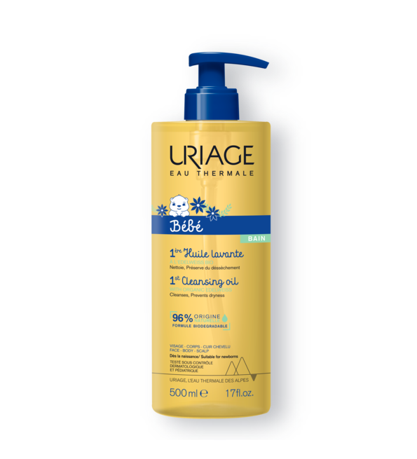 Uriage bébé 1ère huile lavante 500 ml