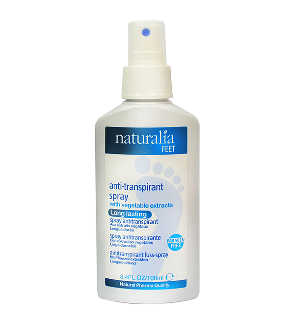 Naturalia Spray anti-transpirant pour pieds 100 ml