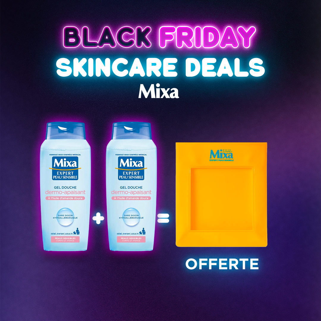 Mixa 2 Gel Douche Dermo-Apaisant 400ml = Trousse OFFERTE