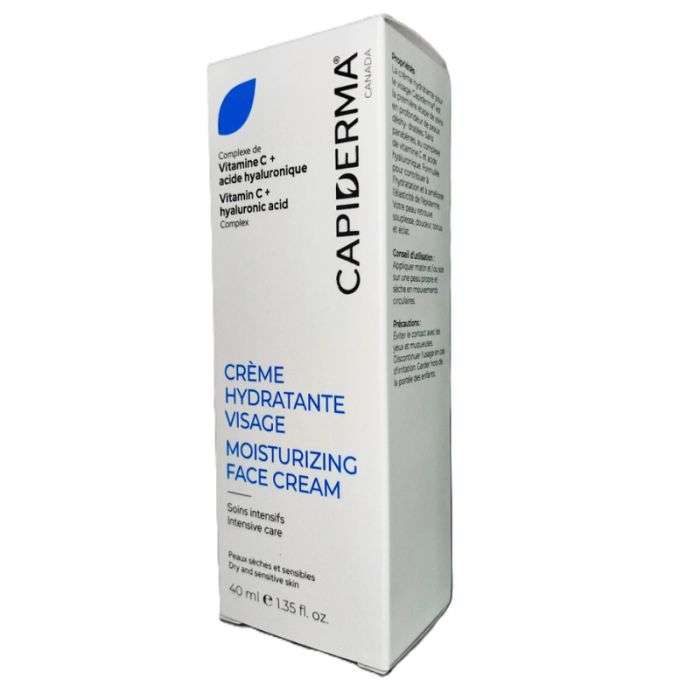 CAPIDERMA CREME HYDRATANTE VISAGE 40 ML