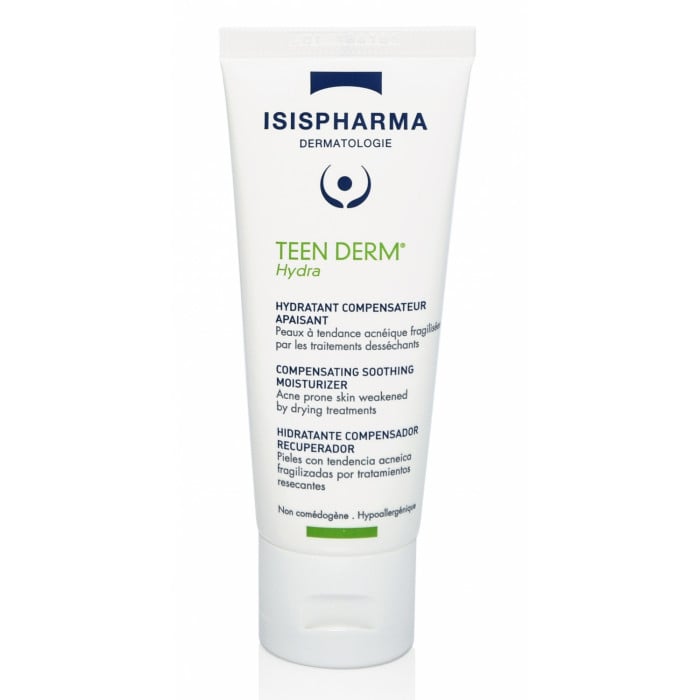 ISISPHARMA TEEN DERM HYDRA HYDRATANT COMPENSATEUR APAISANT 40 ML