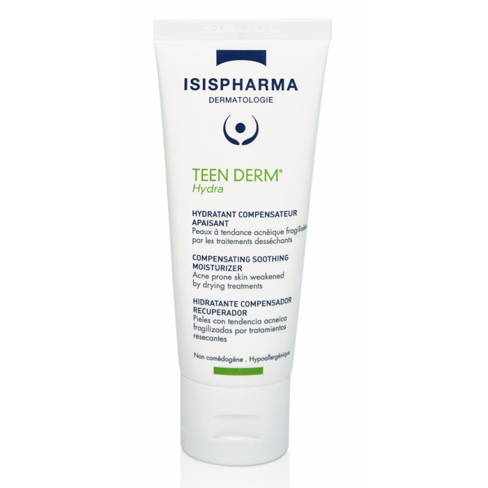 ISISPHARMA TEEN DERM HYDRA HYDRATANT COMPENSATEUR APAISANT 40 ML
