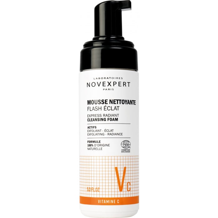NOVEXPERT FLASH ECLAT MOUSSE NETTOYANTE 150 ML
