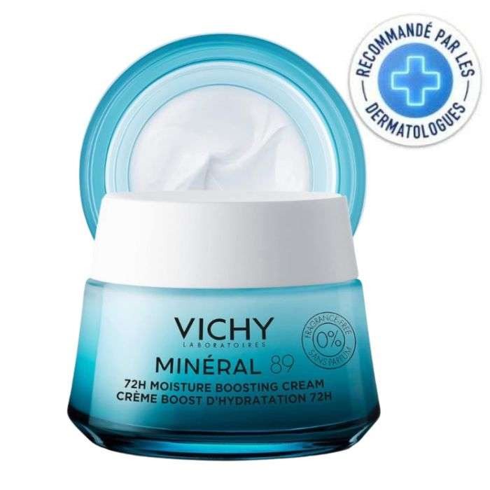 VICHY MINERAL 89 CREME BOOST D'HYDRATATION 72H LEGERE 50 ML