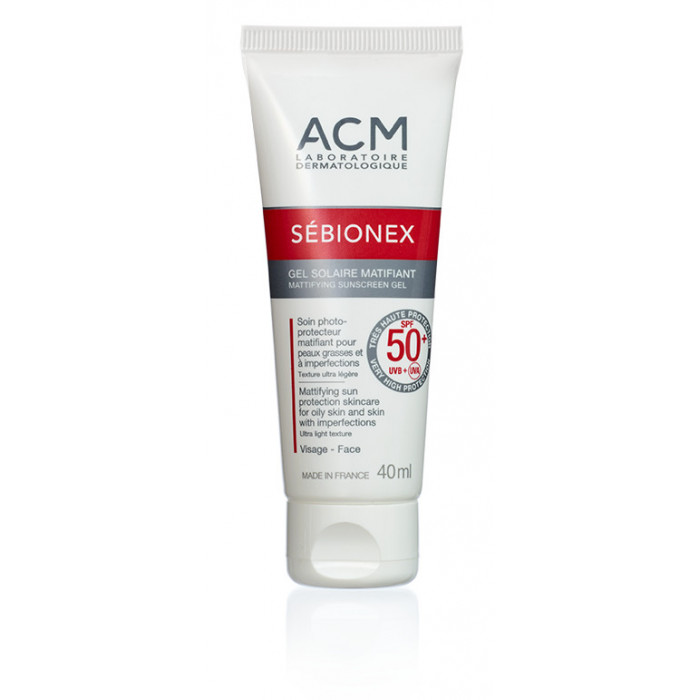 ACM SEBIONEX GEL SOLAIRE MATIFIANT SPF 50+ 40 ML