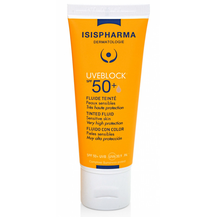 ISISPHARMA UVEBLOCK FLUIDE TEINTE SPF 50+ CLAIRE 40 ML